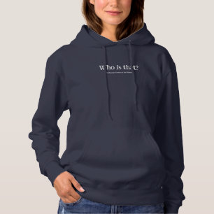 Custom Wer ist das? Schöne Frau im Spiegel Hoodie