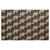 Custom Westie Hund oder West Highland White Terrie Stoff (Fat Quarter (45,7 x 55,9 cm))