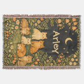 Custom Whimsical Cat Garden Decke (Vorderseite)