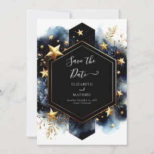 Custom Whimsical Celestial Wedding Save The Date