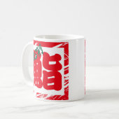 Custom Whimsical Funny Japanisch Kanji Kalligraphi Kaffeetasse (Vorderseite Links)