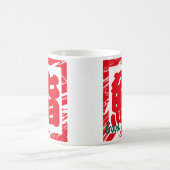 Custom Whimsical Funny Japanisch Kanji Kalligraphi Kaffeetasse (Mittel)