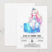 Custom Whimsical Princess Birthday Einladung (Vorne/Hinten)