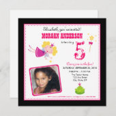 :custom: Whimsischer Fairies Geburtstag Einladung: Einladung (Vorne/Hinten)