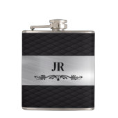 Custom Whiskey and Bourbon Vinyl Wrapped Flask Flachmann (Vorderseite)