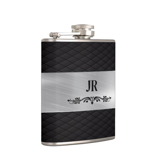 Custom Whiskey and Bourbon Vinyl Wrapped Flask Flachmann (Rechts)