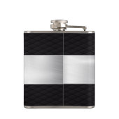 Custom Whiskey and Bourbon Vinyl Wrapped Flask Flachmann (Rückseite)