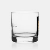 "Custom Whiskey Glass - Tiger Head & Motivierend" Whiskyglas (Rechts)