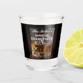 Custom Whiskey Rocks Derby Schnapsglas (Vorderseite)