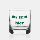 custom whiskyglas mit text (Vorderseite)