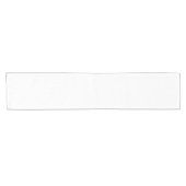 Custom White 14" X 72" Runner für jeden Anlass Kurzer Tischläufer (Horizontal)