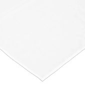 Custom White 16" X 108" Runner für jeden Anlass Großer Tischläufer (Ecke)