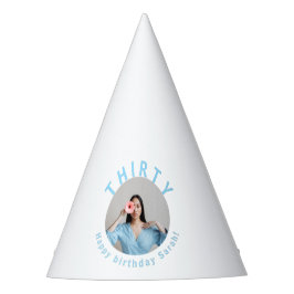 Custom White 30. Geburtstag Party Hat Partyhütchen
