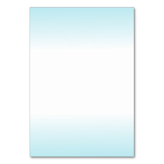 Custom White Blue Seepferd Wedding Platzkarten Tischnummer (Rückseite)