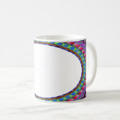 Custom White Center A5 Kaffeebecher Kaffeetasse (VorderseiteRechts)