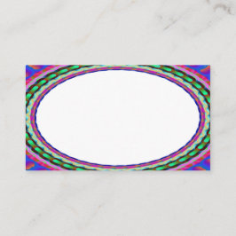 Custom White Center B1 Business Cards Visitenkarte