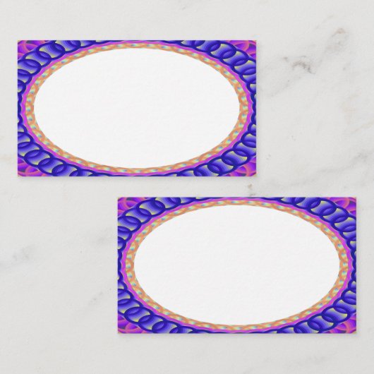 Custom White Center B4 Business Cards Visitenkarte (Vorne/Hinten)