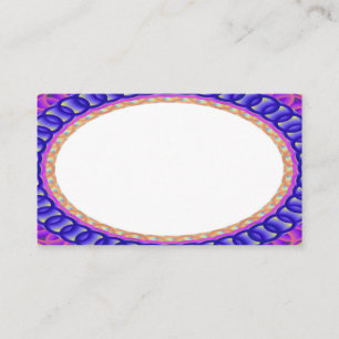 Custom White Center B4 Business Cards Visitenkarte