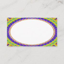 Custom White Center B6 Business Cards Visitenkarte