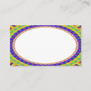 Custom White Center B6 Business Cards Visitenkarte