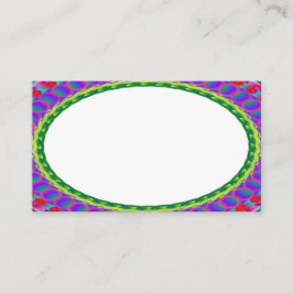 Custom White Center B7 Business Cards Visitenkarte