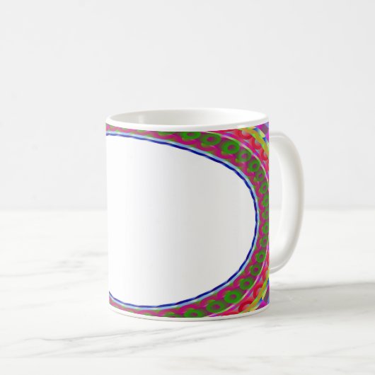 Custom White Centre A9 Coffee Cup Kaffeetasse (VorderseiteRechts)