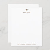 Custom White Hummingbird Stationspapier (Vorne/Hinten)