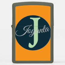 Custom white Monogram Elegant