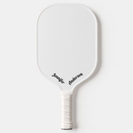Custom White Pickleball Schläger