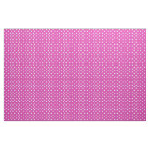 Custom White Polka Dots on Magenta Muster Fabric Stoff (Yard (91,4 cm))