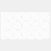 Custom white simple Design Add Photo or Text Etiketten (Blatt)