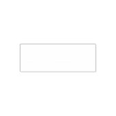 Custom white simple Design Add Photo or Text Permastempel (Design)