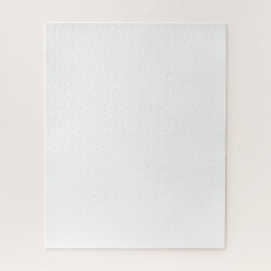 Custom white simple Design Add Photo or Text Puzzle (Vertikal)