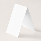 Custom white simple Design Add Photo or Text Visitenkarten (Vorderseite)