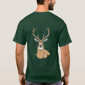 custom whitetail mens t shirt (Rückseite)