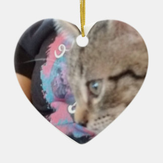 Custom Who Rescued Who Pet Name  Keramik Ornament