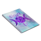 Custom Wiccan Spiral Foto Notebook Notizblock (Rechte Seite)
