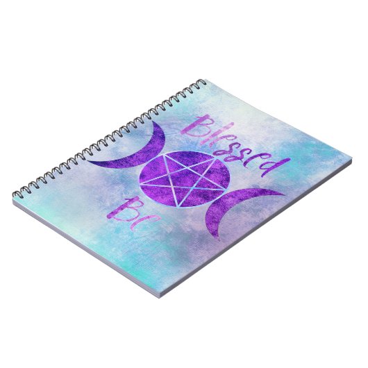 Custom Wiccan Spiral Foto Notebook Notizblock (Linke Seite)