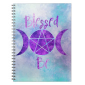 Custom Wiccan Spiral Foto Notebook Notizblock (Vorderseite)