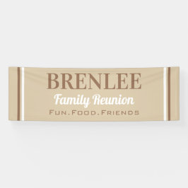 CUSTOM Wiedersehen-Banner für große Familie Banner
