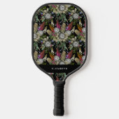 Custom Wild Bush Blume Bouquet - Protea Pickleball Schläger (Rückseite)