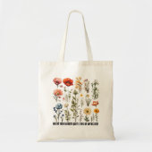 Custom Wildblumen Bag, Muttertag Geburtstagsgesche Tragetasche (Vorne)