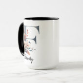 Custom Wildflower Coffee Mug for Moms or Grandmas Tasse (Vorderseite Links)