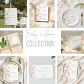 Custom Wildflower floral napkins template Serviette