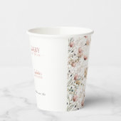 custom wildflower floral paper cups template pappbecher (Links)