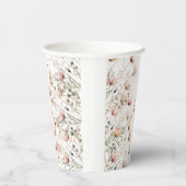 custom wildflower floral paper cups template pappbecher (Rechts)
