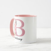 Custom Wildflower Mug Gift for Mom and Grandma Tasse (Vorderseite Links)