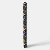 Custom Wildflowers Botanical Inspiration Black Case-Mate iPhone Hülle (Rückseite / Links)