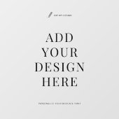 Custom Window Cling Printing 18x24" Translucent Fensteraufkleber (Blatt)