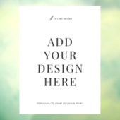 Custom Window Decal Printing 18x24" Vinyl Signage Fensteraufkleber (Blatt 3)